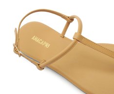 Sandália Slim Monocolor Bege