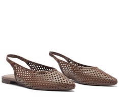 Sapatilha Slingback Ana Marrom