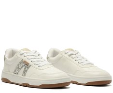 Tênis AC1119 Branco e Prateado