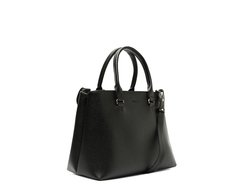 Bolsa Tote Média Divisórias Preta
