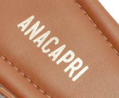 Sapatilha Slingback Salto Bloco Corte Triangular Marrom
