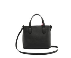 Bolsa Tote Média Lenço Estampado Preta