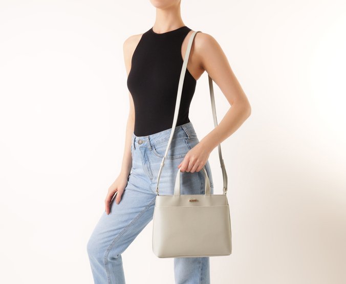 Bolsa Tote Média Timeless Branca