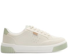 Tênis Sola Vulcanizada Urban Furinhos Branco e Verde
