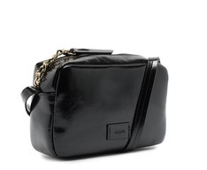 Bolsa Tiracolo Média Compacta Preta