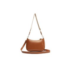 Bolsa Tiracolo Média Cápsula Marrom