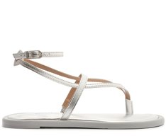 Rasteira New Slim Prata