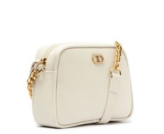 Bolsa Tiracolo Pequena Arredondada Glam Branca
