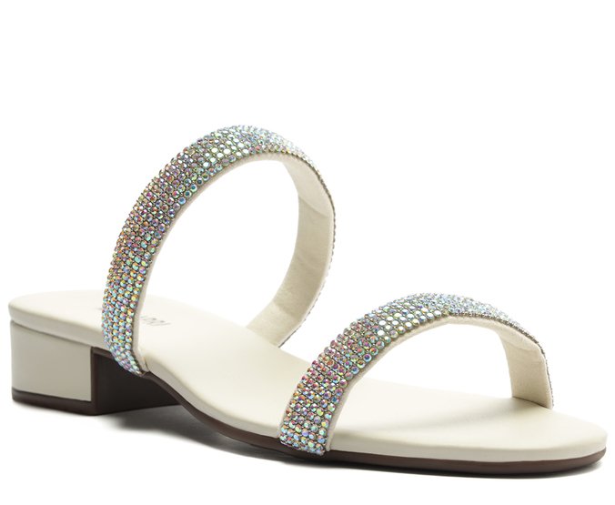 Tamanco Tiras Glam Branca