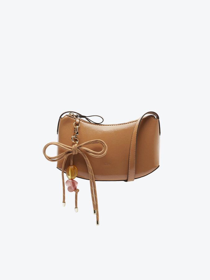 Bolsa Tiracolo Pequena Gummy Caramelo