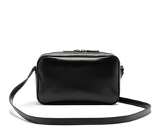 Bolsa Tiracolo Média Lisa Preta