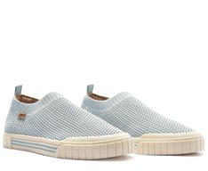 Tênis Slip On Knit Alê Azul