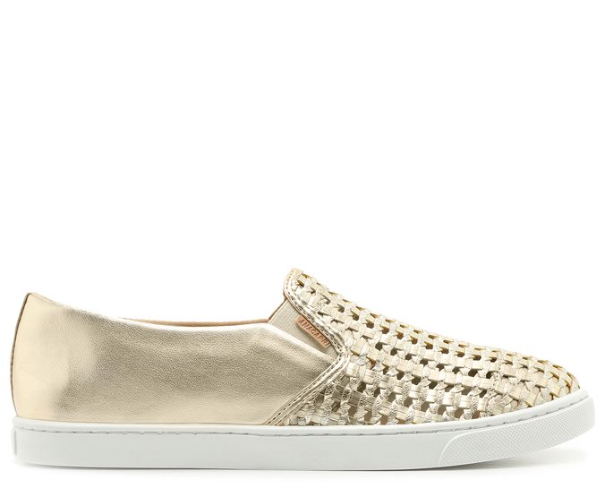 slip on anacapri dourado