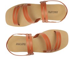 Rasteira Flat Multitiras Laranja