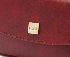 Bolsa Tiracolo Média Lux Vermelha