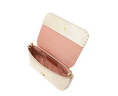 Bolsa Tiracolo Pequena Casual Dourada