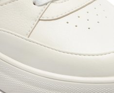 Tenis Branco Recorte Vinil Transparente Ayla
