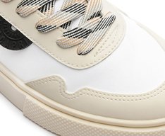 Tênis Atacador Bicolor Gigi Branco e Preto