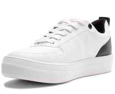 Tênis Sola Alta Classy Branco e Preto