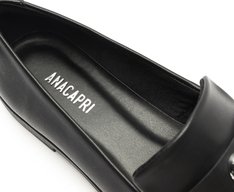 Mocassim Metal Dots Preto