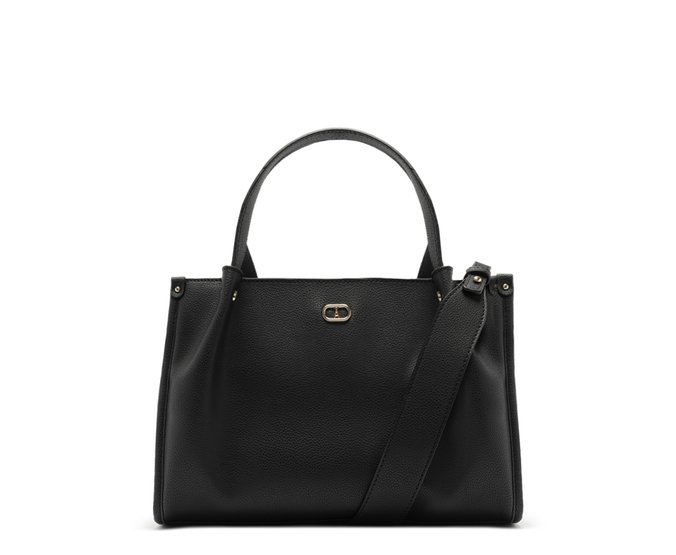 Bolsa Tote Média Shopper Preta