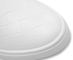 Tênis Slip On Sola Alta Liso Branco