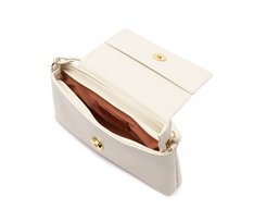 Bolsa Tiracolo Pequena Envelope Branca