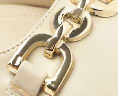 Sapatilha Slingback Bico Quadrado Bridão Branca
