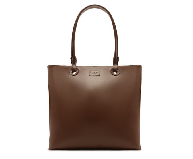 Bolsa Shopping Grande Soft Tan Marrom Cioccolato