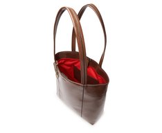 Bolsa Shopping Grande Madri Chaveiro Marrom