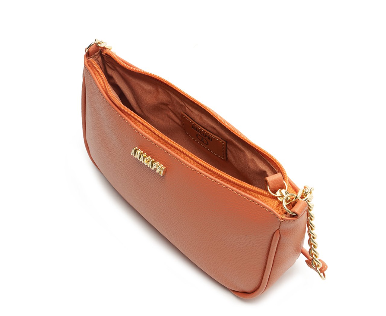 Bolsa Tiracolo Média Gana Laranja | Anacapri