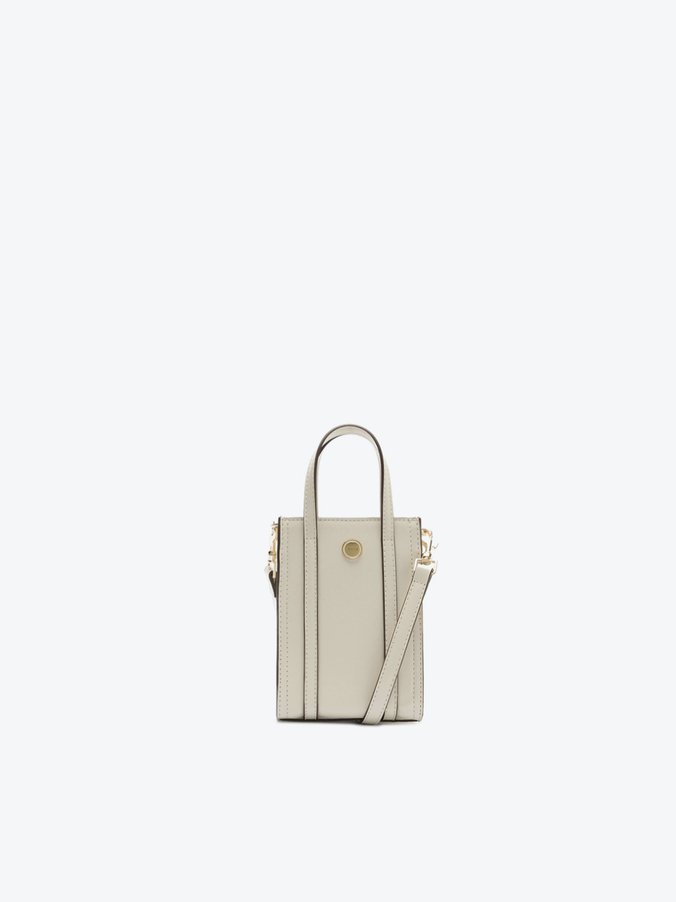 Bolsa Tiracolo Pequena Phone Branca