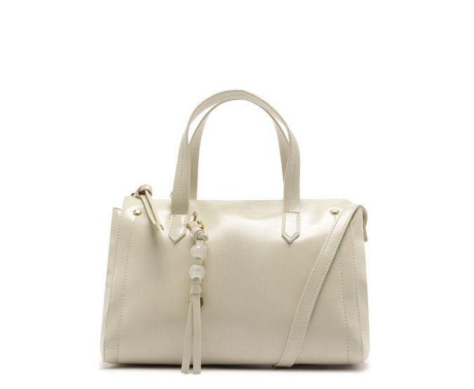 Bolsa Tote Média Pedraria Bege