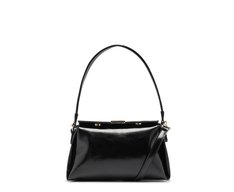 Bolsa Tiracolo Média Moderna Preta