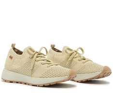 Tênis Knit Lavínia Bege