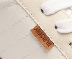 Tênis Flatform Branco Listra Marrom