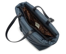 Bolsa Shopping Grande Nylon Fluffy Azul
