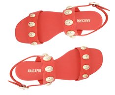 Sandália Maxi Tachas Laranja