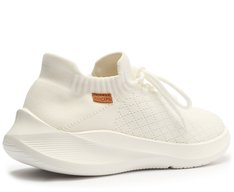 Tênis Branco Knit Texturas
