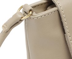 Bolsa Tiracolo Pequena Envelope Cinza