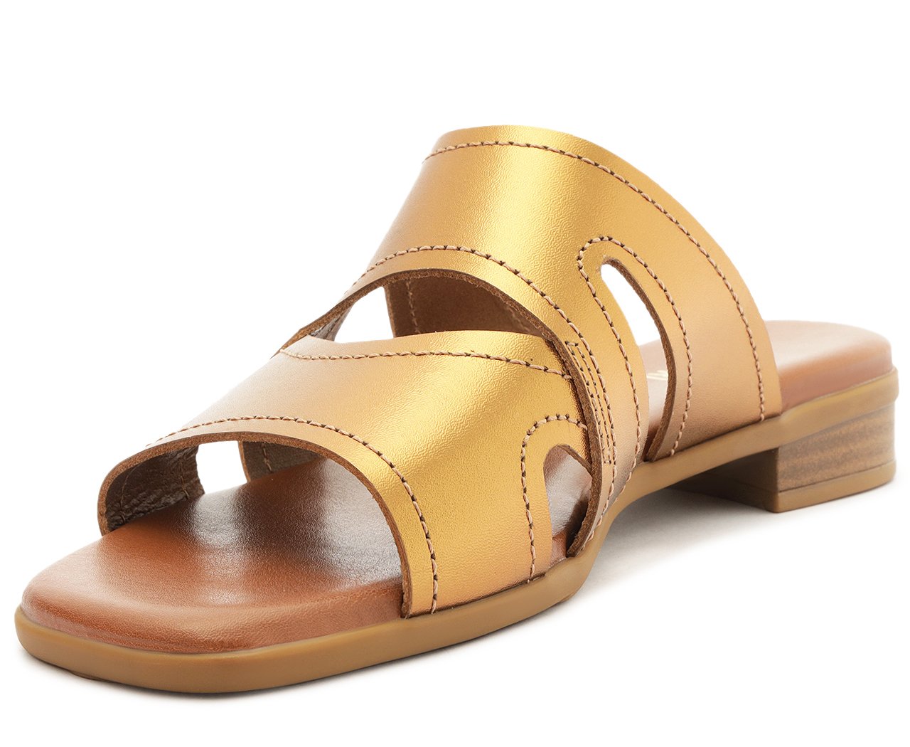 Tamanco Vivi Bronze | Anacapri