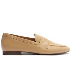 Mocassim Basic Pala Costurada Bege