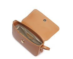 Bolsa Tiracolo Pequena Amélie Marrom Claro