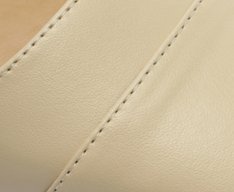 Sapatilha Slingback Salto Bloco Ponta Bege