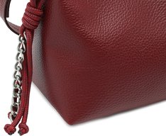 Bolsa Tiracolo Média Merlot Vermelha