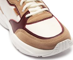Tênis Sporty Multineutro Branco Detalhe Roxo