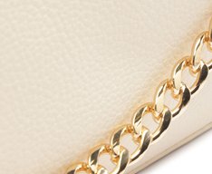 Bolsa Tiracolo Pequena Corrente Branca