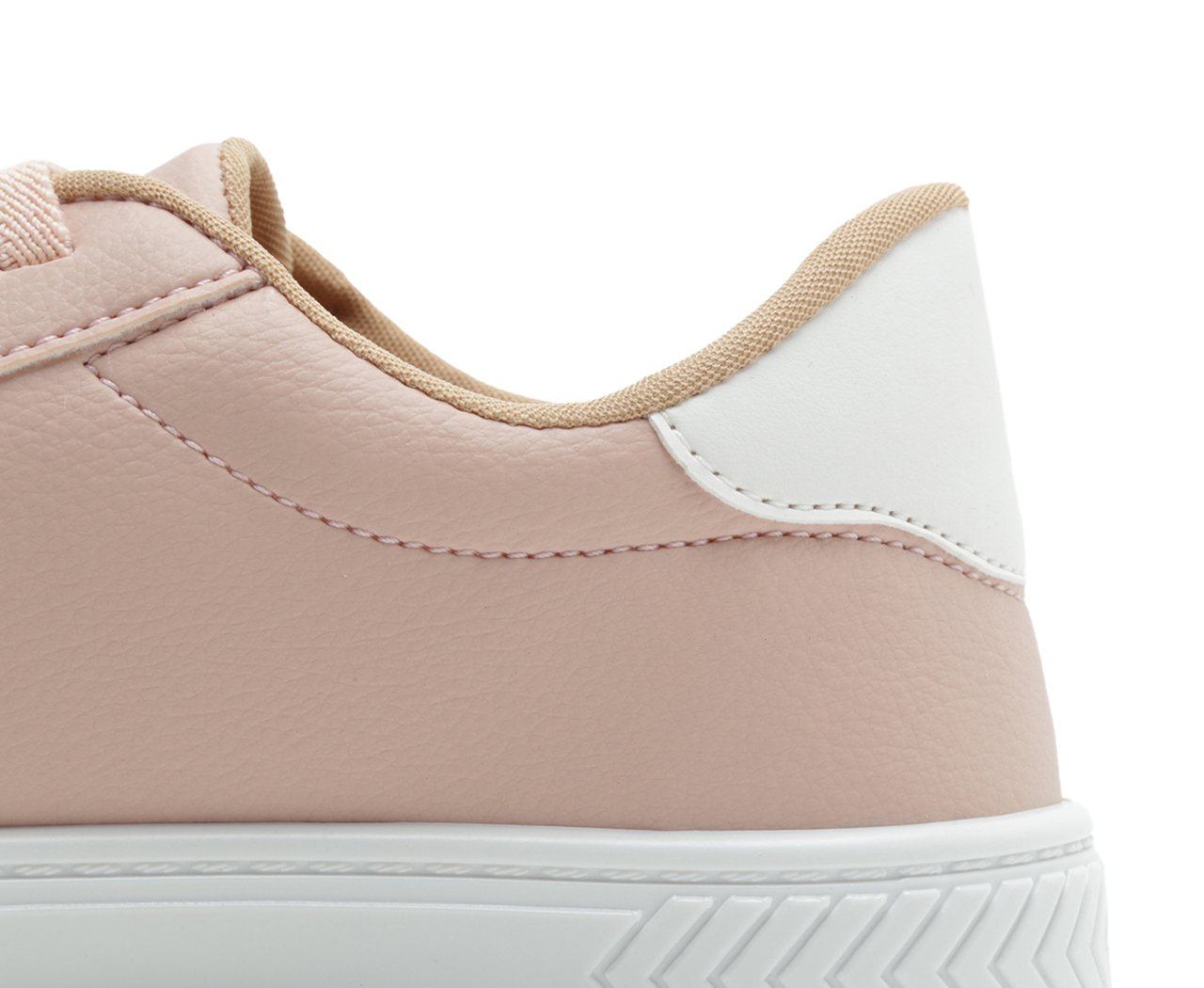 ♡ white♡ Tênis Cami Rosa Detalhe Branco | Anacapri