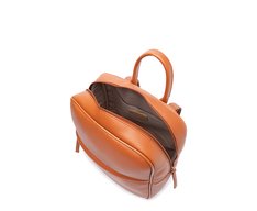 Mochila Média Zíper Básica Marrom
