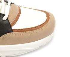 Tênis Sporty Multineutro Branco Detalhe Preto
